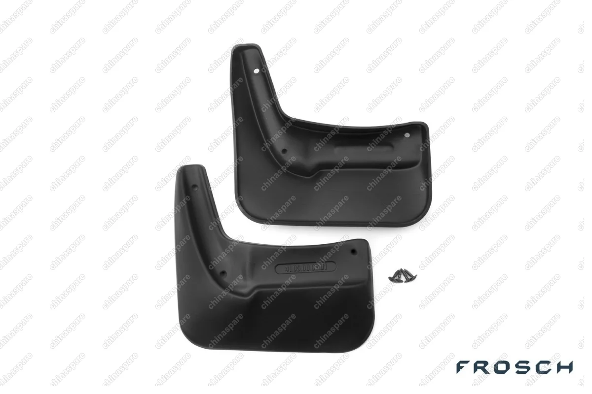 FROSCH4105E10 Брызговики задние RENAULT Logan, 2004, 2010-> (установка без подкрылок, optimum)