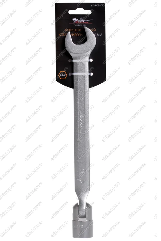 AT-FCS-09 Ключ шарнирный комбинированный 19мм