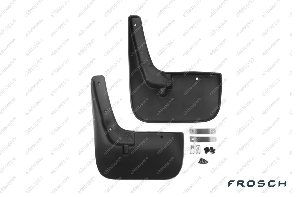NLF1510F14 Брызговики передние Fiat Ducato 2000-2012 (optimum) в пакете (передние, для установки с подкрылками)