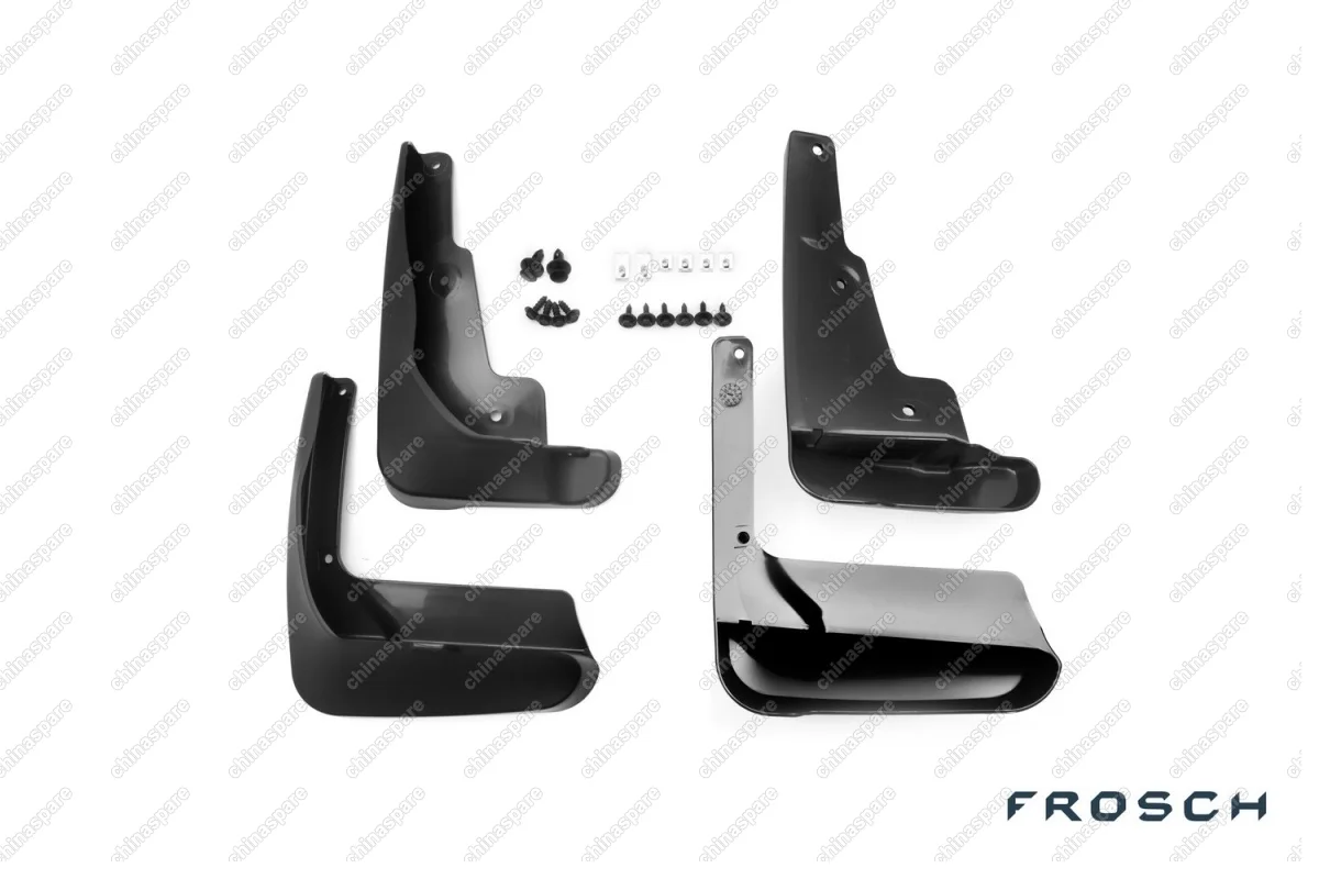 FROSCH0006L Брызговики передние и задние литьевые TOYOTA Camry, 2011-11/2014, 4 шт. (PP)(optimum) в коробке