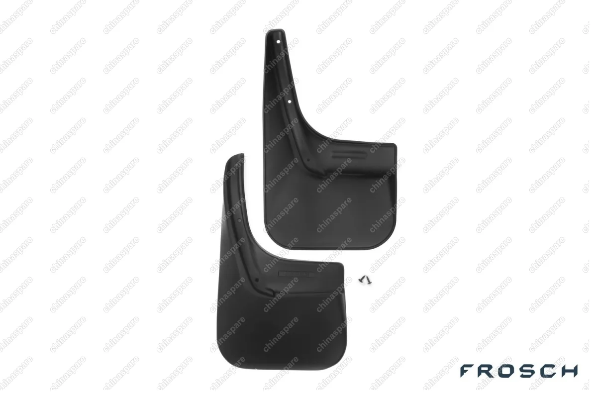 FROSCH4125E10 Брызговики задние RENAULT Logan, 2004, 2010-> (установка c подкрылком), (optimum) в коробке
