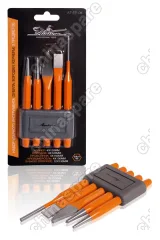 Набор ударного инструмента (зубила, бородки, кернеры) 5 предметов