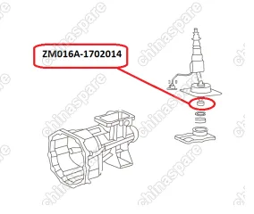 Втулка рычага переключения передач (пластик) 4G63T / Hover H3 NEW, HAVAL H5