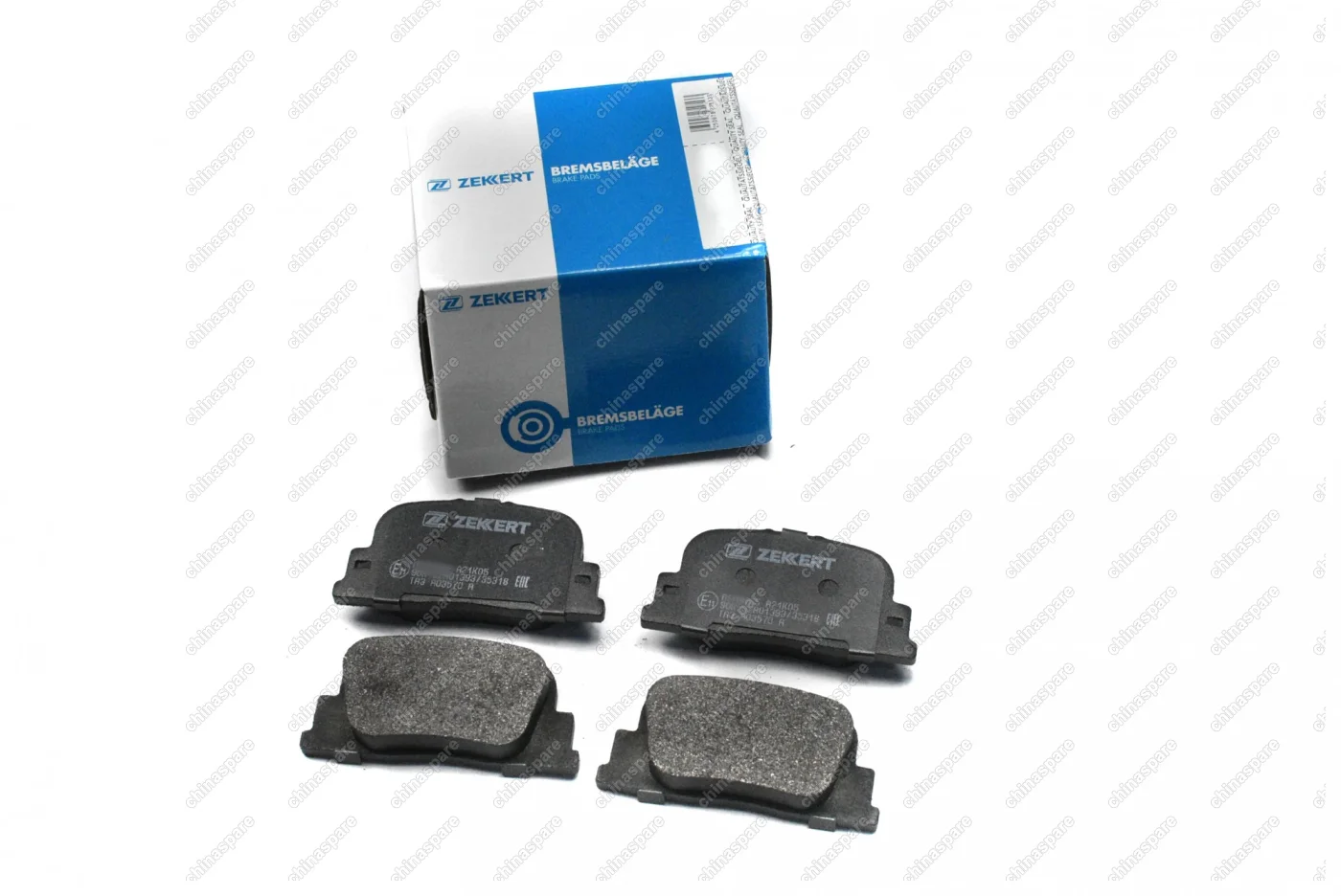 Колодки тормозные задние (комплект) Zekkert BYD F3, F3R