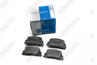 Колодки тормозные задние (комплект) Zekkert BYD F3, F3R