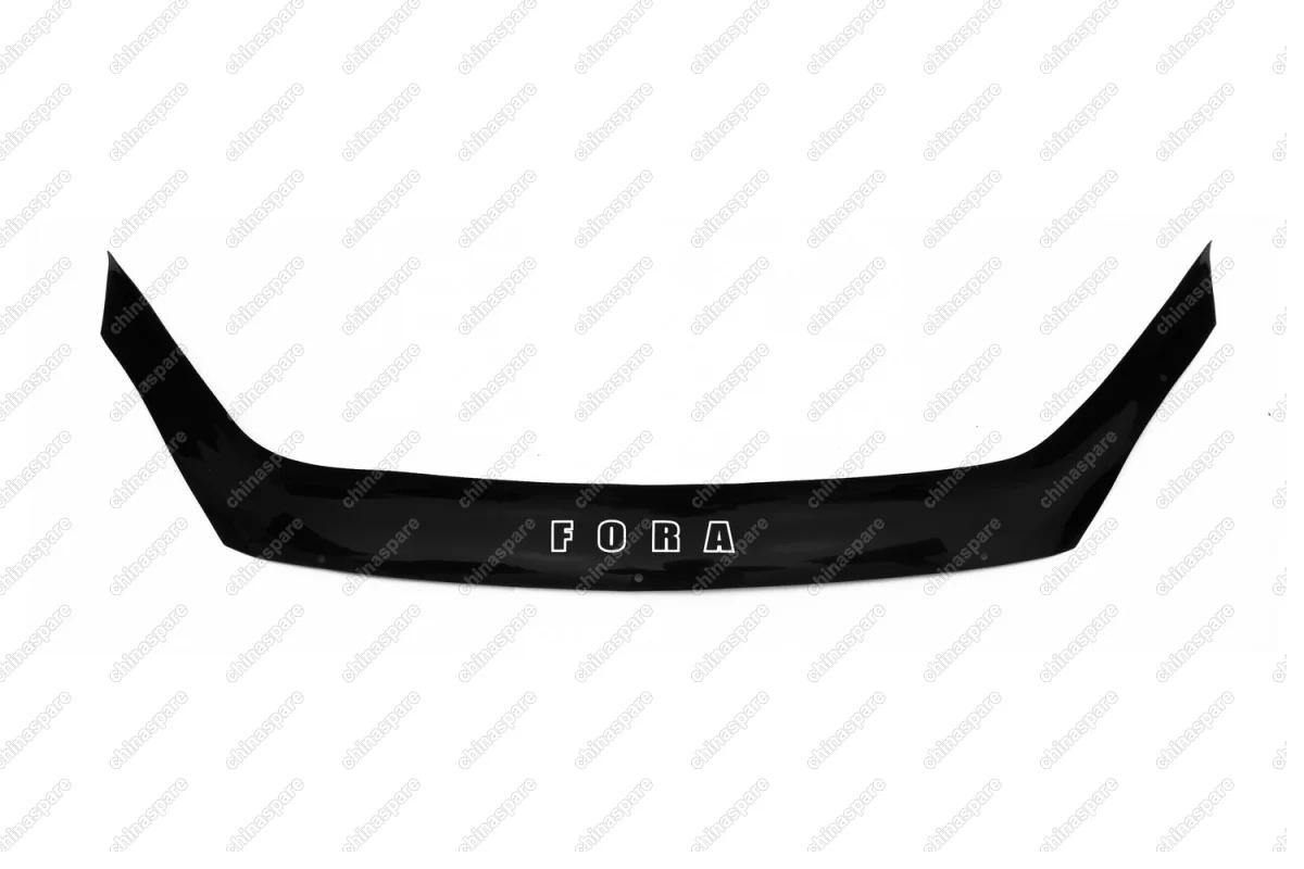 Дефлектор капота (ЕВРО крепеж) CHERY FORA 2006-2010 седан