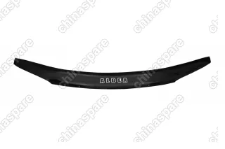 Дефлектор капота (ЕВРО крепеж) FIAT ALBEA 2007-2012 седан