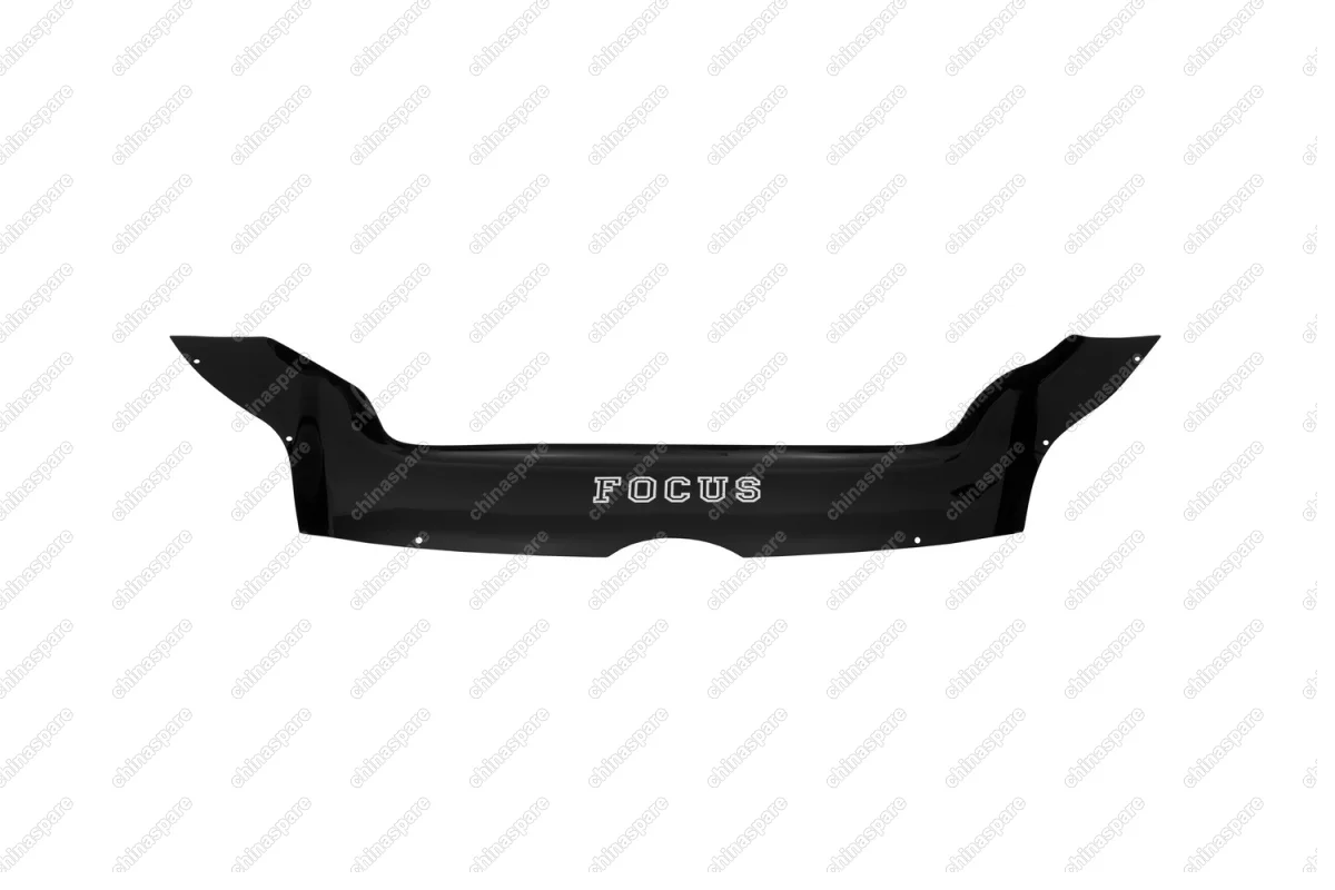 Дефлектор капота (ЕВРО крепеж) FORD FOCUS III 2011-2015, короткий