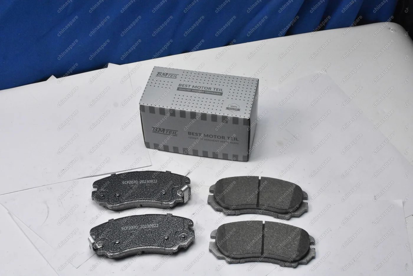 Колодки тормозные передние Chery Tiggo 7 Pro / DF 580 (3501500SA010) / CS35 PLUS (PBA3501016/ S111F2603010600) BMTEIL