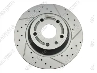 Диски тормозные задние перфорированные с насечками (комплект) UIDNU GAC GS8