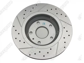 Диски тормозные задние перфорированные с насечками (комплект) UIDNU GAC GS8