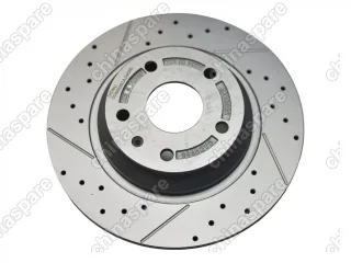 Диски тормозные задние перфорированные с насечками (комплект) UIDNU GAC GS8