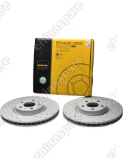 Диски тормозные передние перфорированные (комплект) UIDNU Geely Tugella FY-11