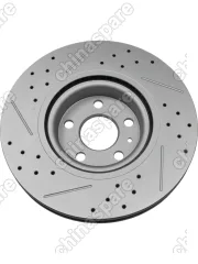 Диски тормозные передние перфорированные (комплект) UIDNU Geely Tugella FY-11