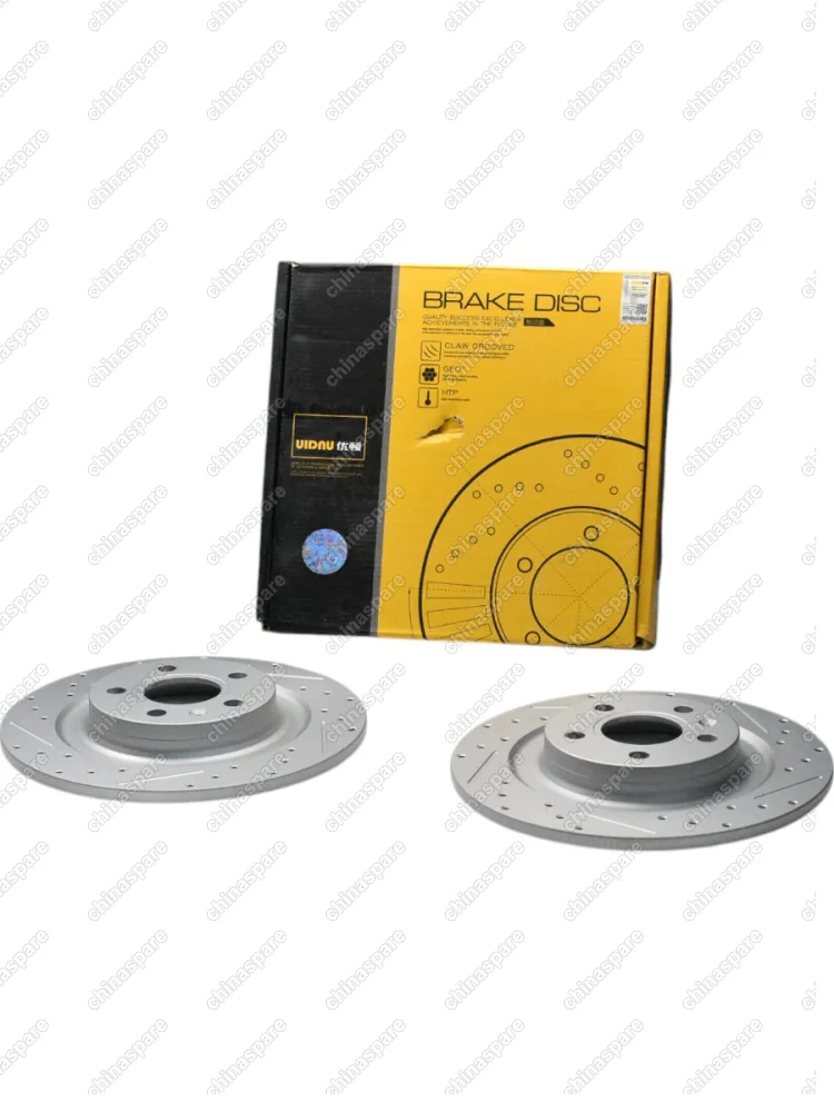Диск тормозной задний перфорированный (комплект) UIDNU Geely Tugella FY-11