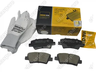 Колодки тормозные задние (комплект) UIDNU Geely Atlas, Atlas Pro 2020-, Emgrand 7