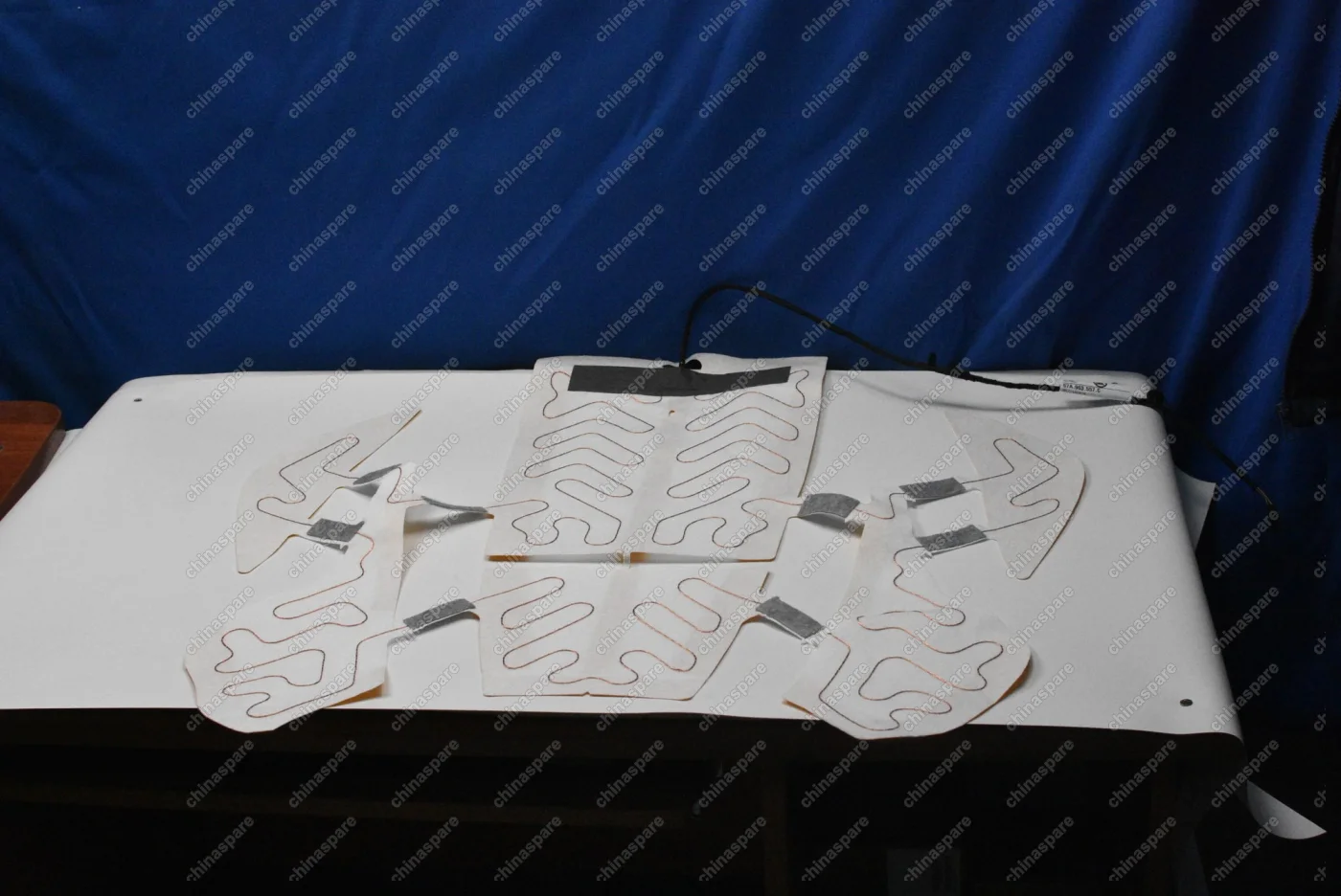 Нагревательный элемент сиденья (передняя спинка) Skoda Karoq