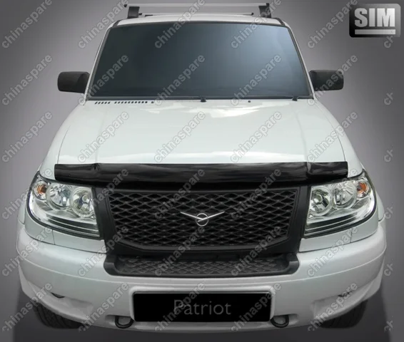 NLDSUAZPAT0512 Дефлектор капота темный UAZ PATRIOT 2005-, NLD.SUAZPAT0512