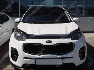 NLDSKISPO1612 Дефлектор капота темный KIA Sportage, 2016-