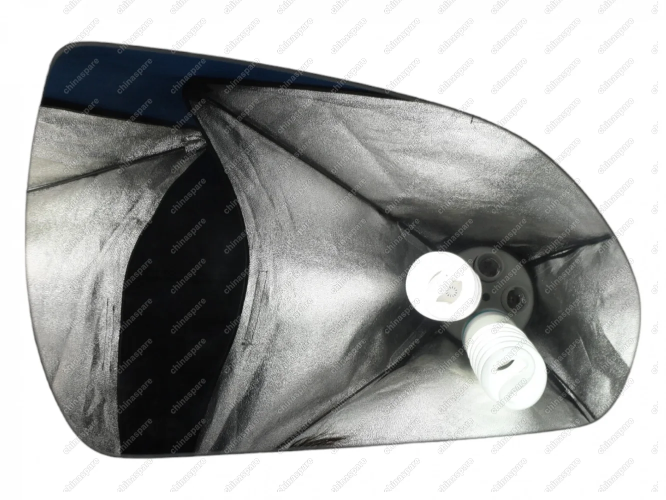 Элемент зеркальный правый (с обогревом) Hyundai Solaris / Accent 2017-