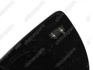 Элемент зеркальный правый (с обогревом) Hyundai Solaris / Accent 2017-