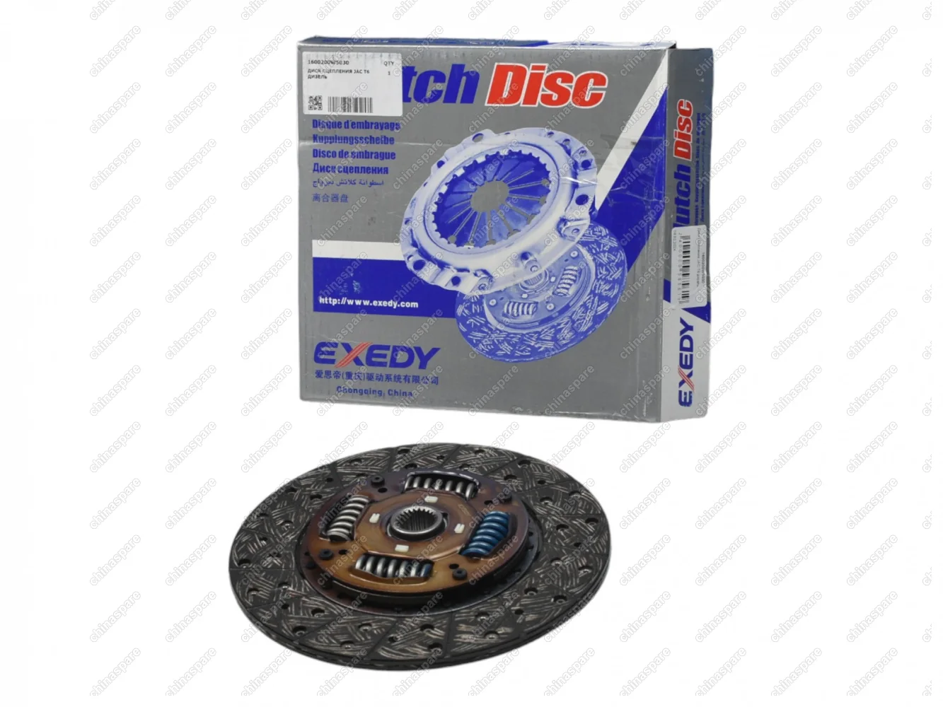 Диск сцепления ведомый JAC T6 (дизель)