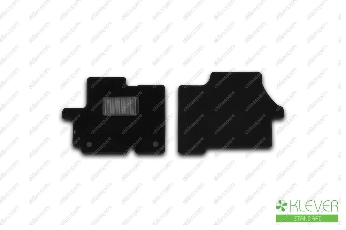 KLEVER021528101210kh Коврики в салон Klever Standard FIAT Ducato 2012->, фург., 2 шт. (текстиль)