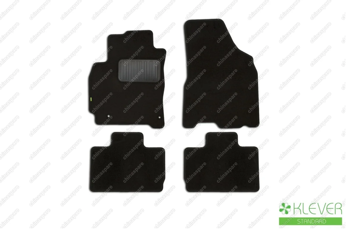 Коврики в салон Klever Standard CHERY Tiggo 2, 2017->, кросс, 4 шт. (текстиль)