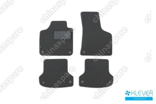KLEVER03041022110kh Коврики в салон Klever Premium AUDI A3 5D АКПП 2007->, хб., 4 шт. (текстиль)