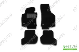 KLEVER024402101210kh Коврики в салон Klever Standard SEAT Leon АКПП 2007->, хб., 4 шт. (текстиль)