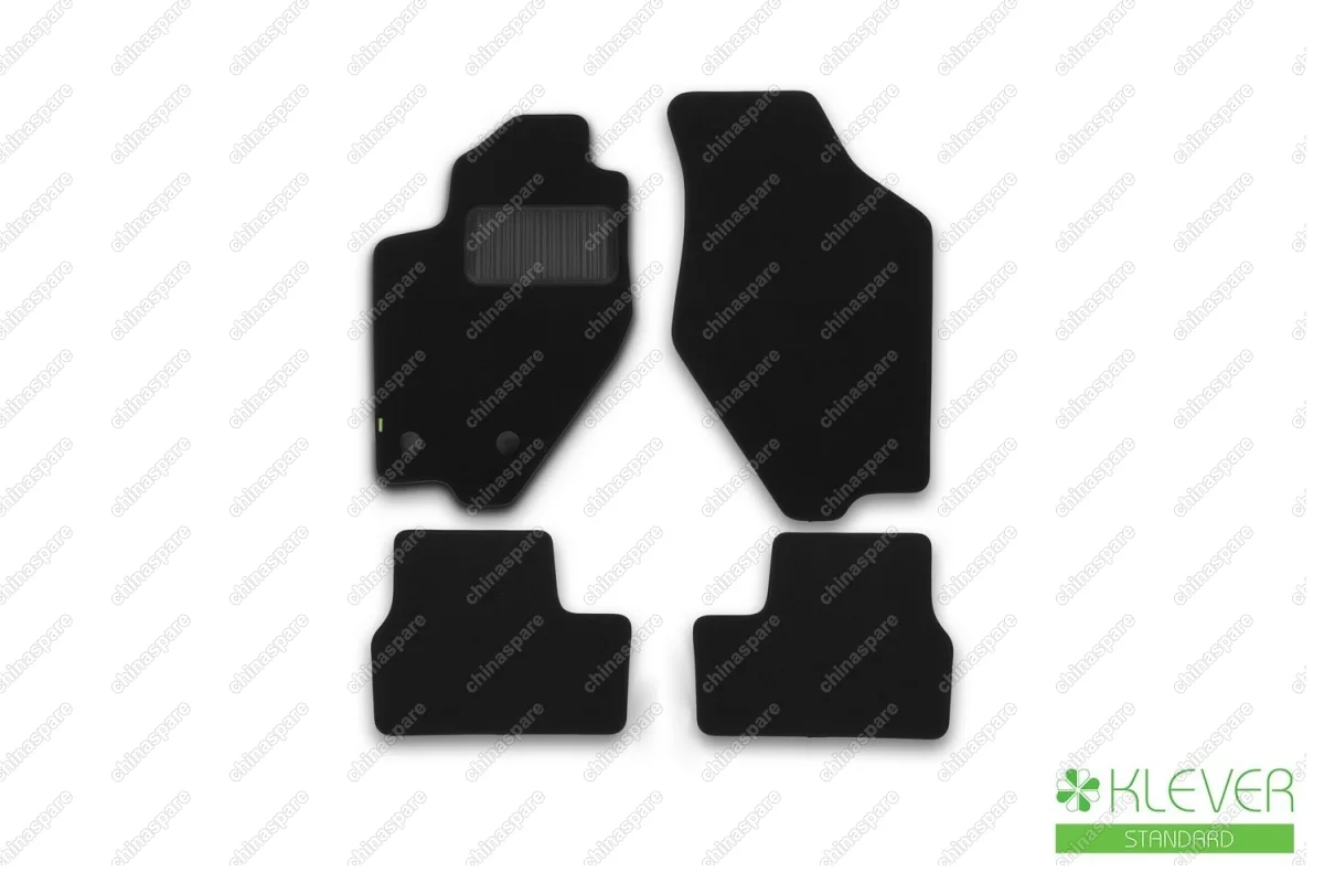 KLEVER02520401210kh Коврики в салон Klever Standard LADA Kalina, Kalina || 2004-2013, 2013->, сед., хб., 4 шт. (текстиль)