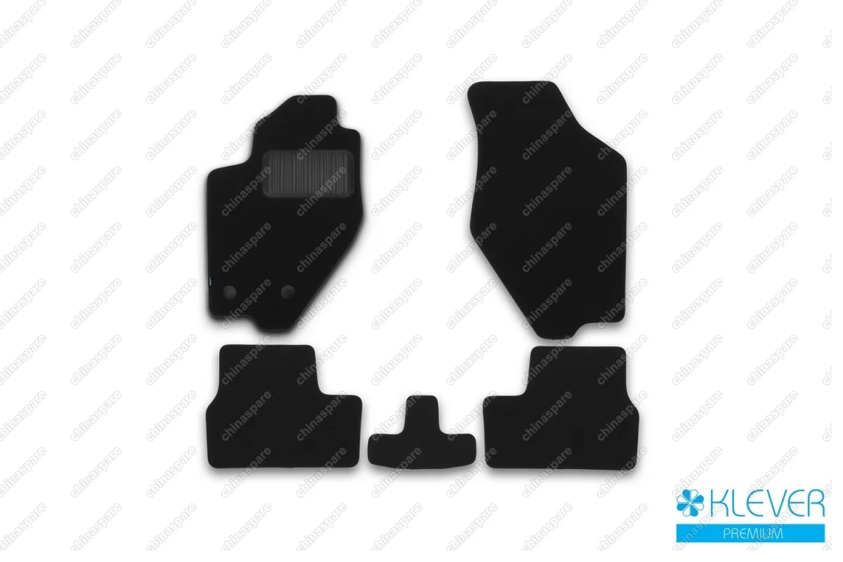 KLEVER03520422110kh Коврики в салон Klever Premium LADA Kalina, Kalina || 2004-2013, 2013->, сед., хб., 5 шт. (текстиль)