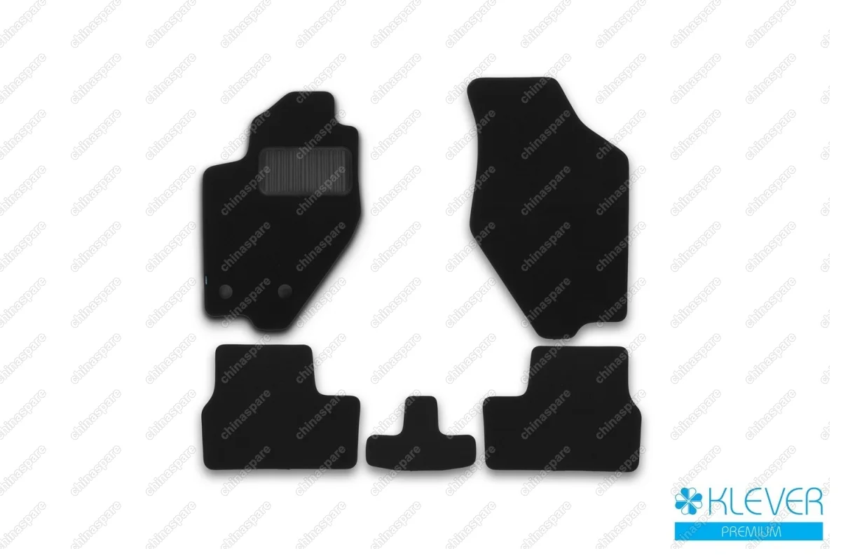 KLEVER03522522110kh Коврики в салон Klever Premium LADA Granta I 2011-2018, 2018->, сед.,ун.,хб.,лб., 5 шт. (текстиль)