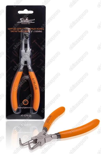 Щипцы для стопорных колец «загнутый сжим» 6 дюймов (150мм)