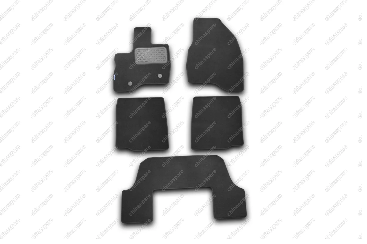 NLT161011110kh Коврики в салон FORD Explorer (премиум) 2011-2015, 2015-2018, 2018-, ун., 5 шт. (текстиль)