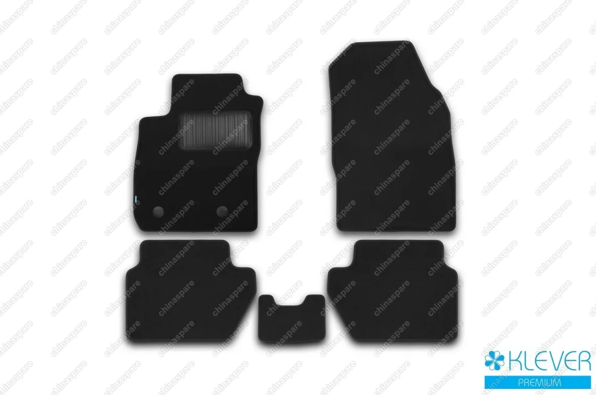 KVR03166922110kh Коврики в салон Klever Premium FORD Ecosport 2014-2018, кросс., 5 шт. (текстиль)
