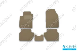 KLEVER04166922112kh Коврики в салон Klever Premium FORD Ecosport 2014-2018, кросс., 5 шт. (текстиль, бежевые)