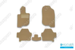 KLEVER04352022112kh Коврики в салон Klever Premium MITSUBISHI Pajero Sport, 2008-2015, внед., 5 шт. (текстиль, бежевые)