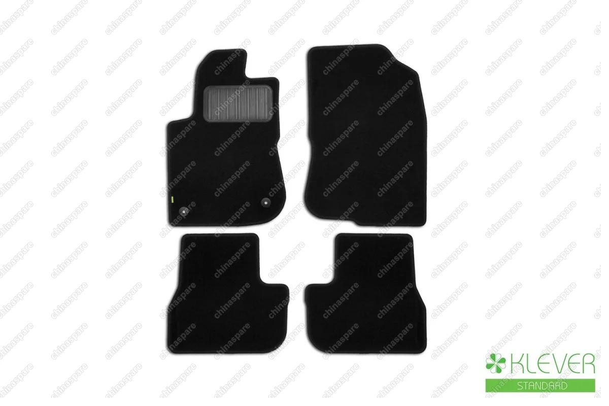 KLEVER02382401210kh Коврики в салон Klever Standard PEUGEOT 2008 2014->, кросс, 4 шт. (текстиль)