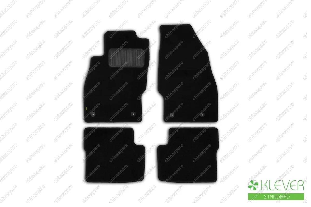 Коврики в салон Klever Standard OPEL Corsa D 3D, 5D 2006->, хб., 4 шт. (текстиль)