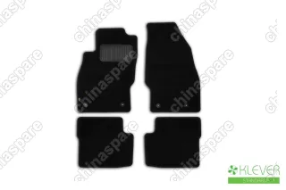 Коврики в салон Klever Standard OPEL Corsa D 3D, 5D 2006->, хб., 4 шт. (текстиль)