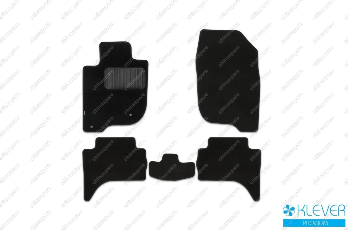 KLEVER03353022110kh Коврики в салон Klever Premium MITSUBISHI L200, 2015->, пикап, 5 шт. (текстиль)