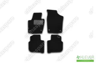 Коврики в салон Klever Standard SKODA  Rapid 2012->, сед., 4 шт.(текстиль)