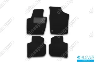 Коврики в салон Klever Premium SKODA  Rapid 2012->, сед., 4 шт.(текстиль)