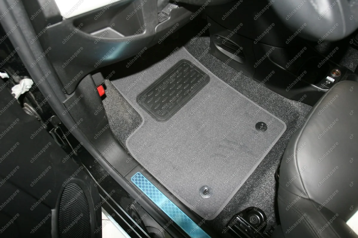 Коврики в салон FIAT 500 АКПП 2008->, хб., 4 шт. (текстиль)