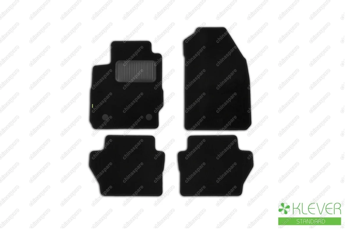 KLEVER02166701210kh Коврики в салон Klever Standard FORD Fiesta 2015->, хб., сед., 4 шт. (текстиль)