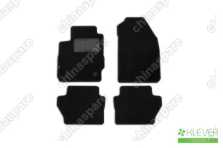 KLEVER02166701210kh Коврики в салон Klever Standard FORD Fiesta 2015->, хб., сед., 4 шт. (текстиль)