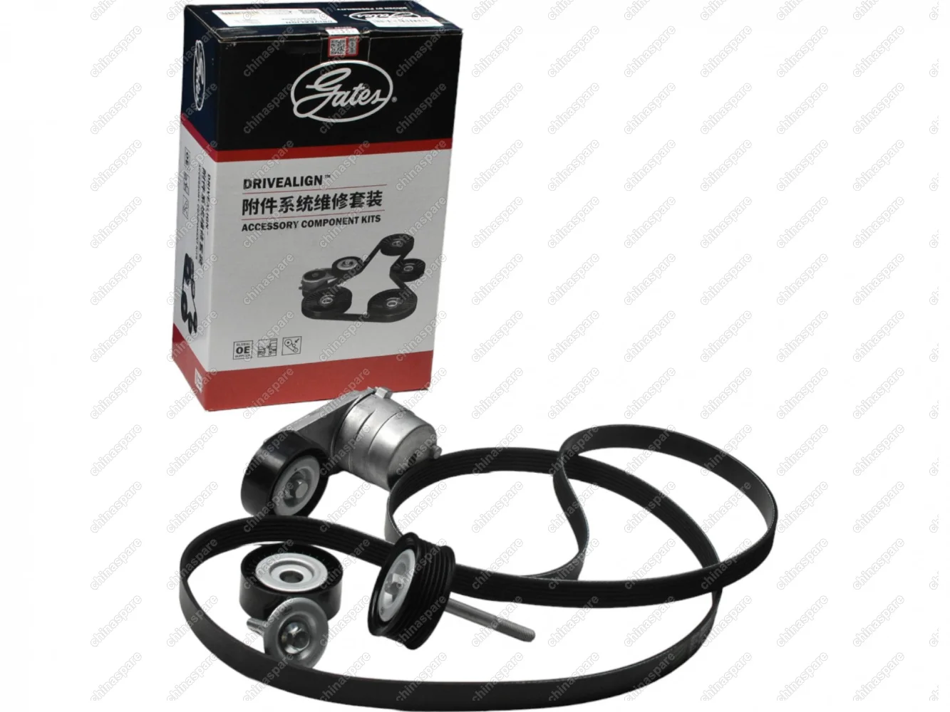 Комплект приводного ремня Gates (с роликами) Great Wall Hover H5 (дизель)