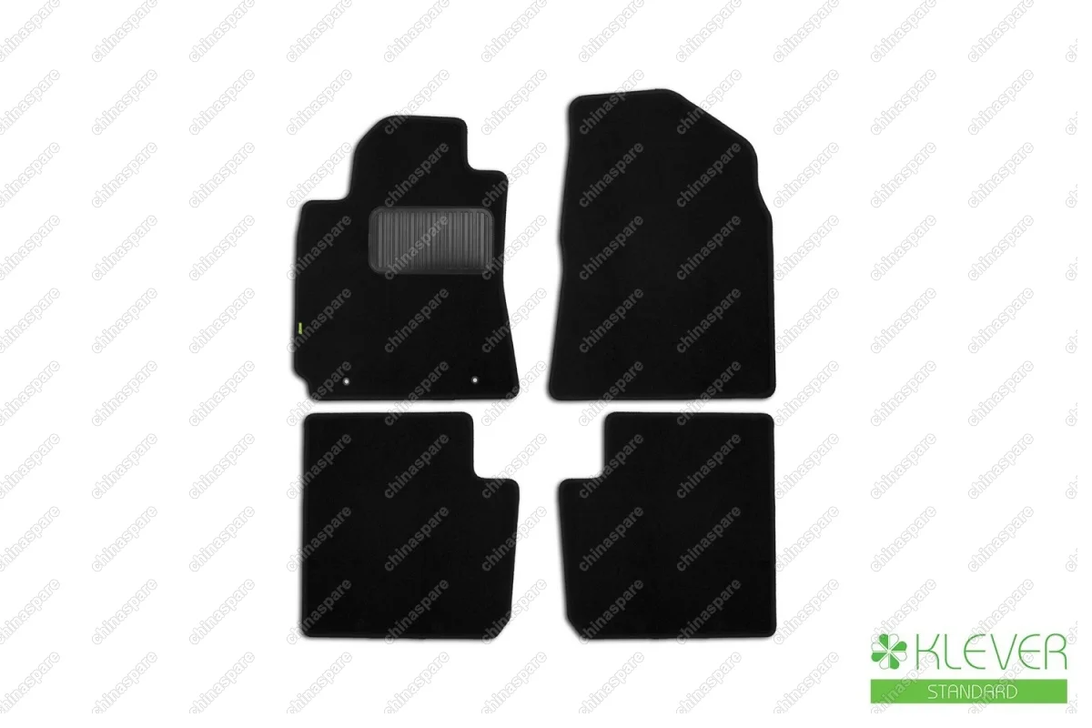 Коврики в салон Klever Standard CHERY Tiggo 3, 2017->, кросс, 4 шт. (текстиль)