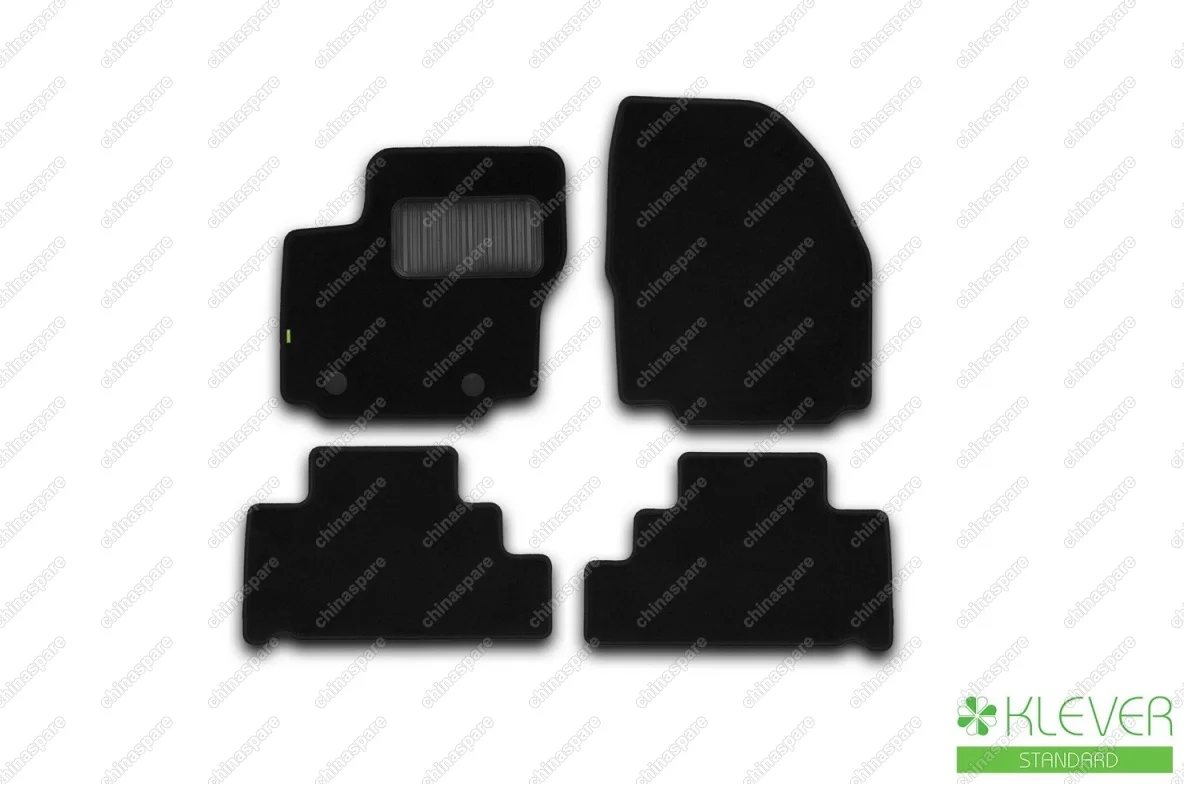KLEVER021622101210kh Коврики в салон Klever Standard FORD Galaxy 2007->, мв., 4 шт. (текстиль)